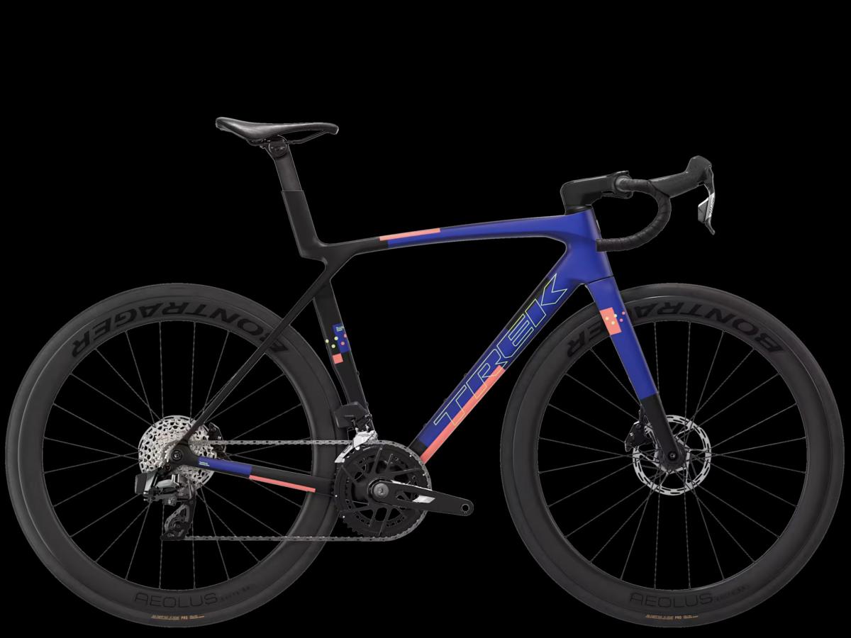 Vélo Route TREK Madone SL 6 AXS 8e Gen. Matte Cobalt Blue/Trek Black/Living Coral