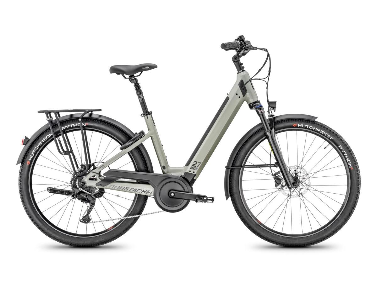 Vélo électrique MOUSTACHE Xroad 2 Open 500Wh Craie Brillant
