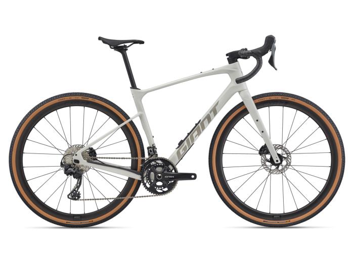 Vélo gravel carbone GIANT Revolt Advanced 0 Snow Drift GRX 2x12v