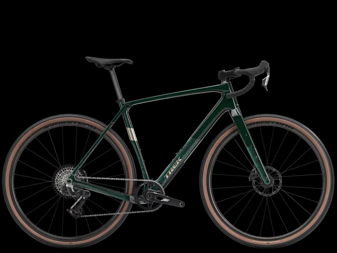 Vélo gravel carbone TREK Checkpoint SL 6 AXS 3e gén. Dark Green/Ivy Smoke Splatter