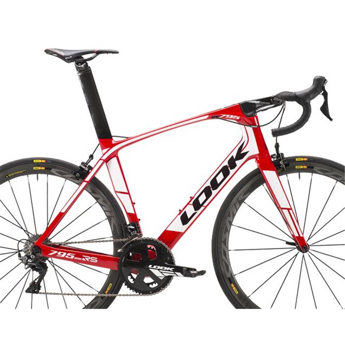 Look Cadre Velo De Route Pas Cher LOOK 795 AEROLIGHT Blanc/noir