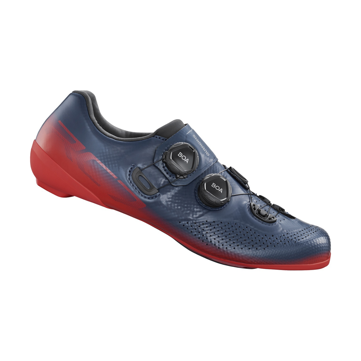 Chaussures Route SHIMANO SH-RC702 Bleu Rouge