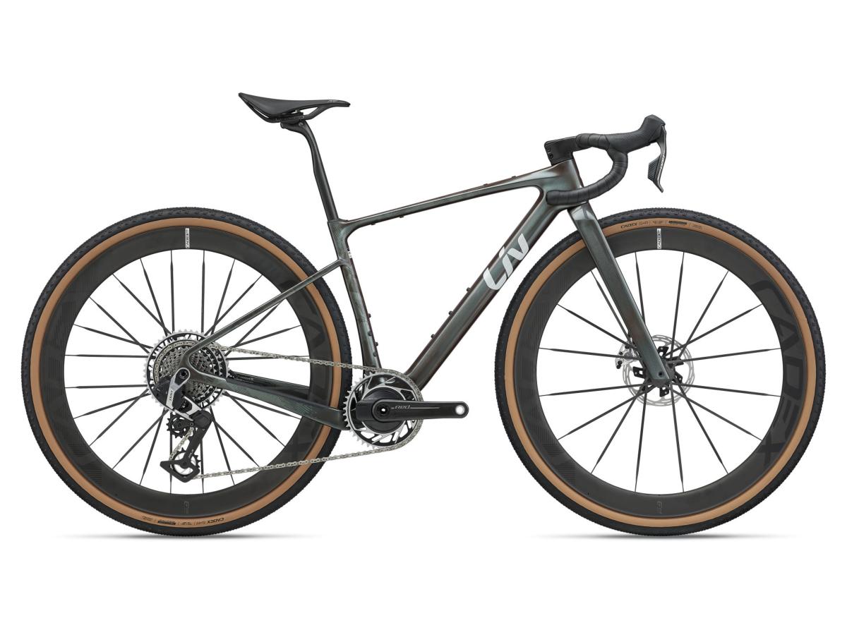 Vélo gravel femmes LIV Devote Advanced SL 1 Tahitian Pearl SRAM Red AXS