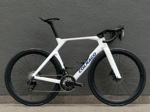 Vélo de Course COLNAGO Y1RS Blanc Bleu SRAM Force AXS Vision SC45