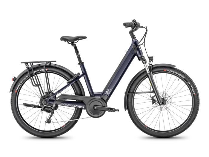 Vélo électrique MOUSTACHE Xroad 2 Open 500Wh Bleu Noir Mat