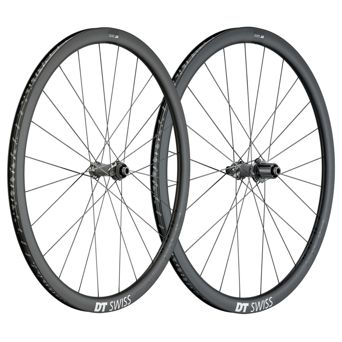 Roues Carbone DT SWISS PRC 1400 Spline 35 Disc