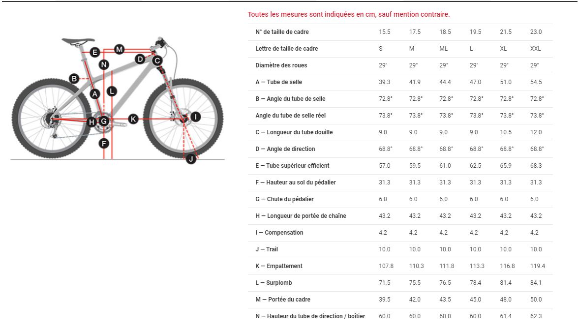 Schma VTT Semi-Rigide TREK Procaliber 9.7 Blanc Rouge